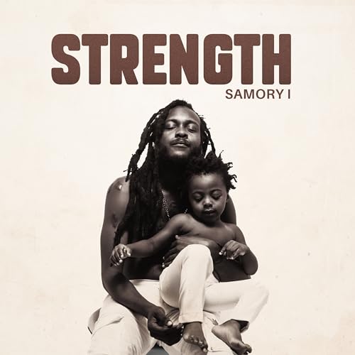Album cover featuring Samory I with a child, sepia toned portrait.