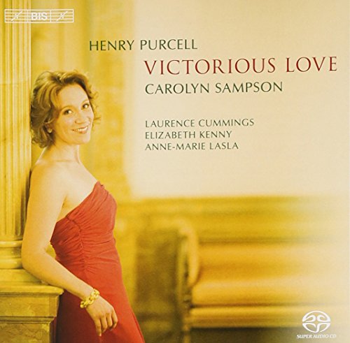 CD cover featuring Carolyn Sampson in a red dress, classical music.