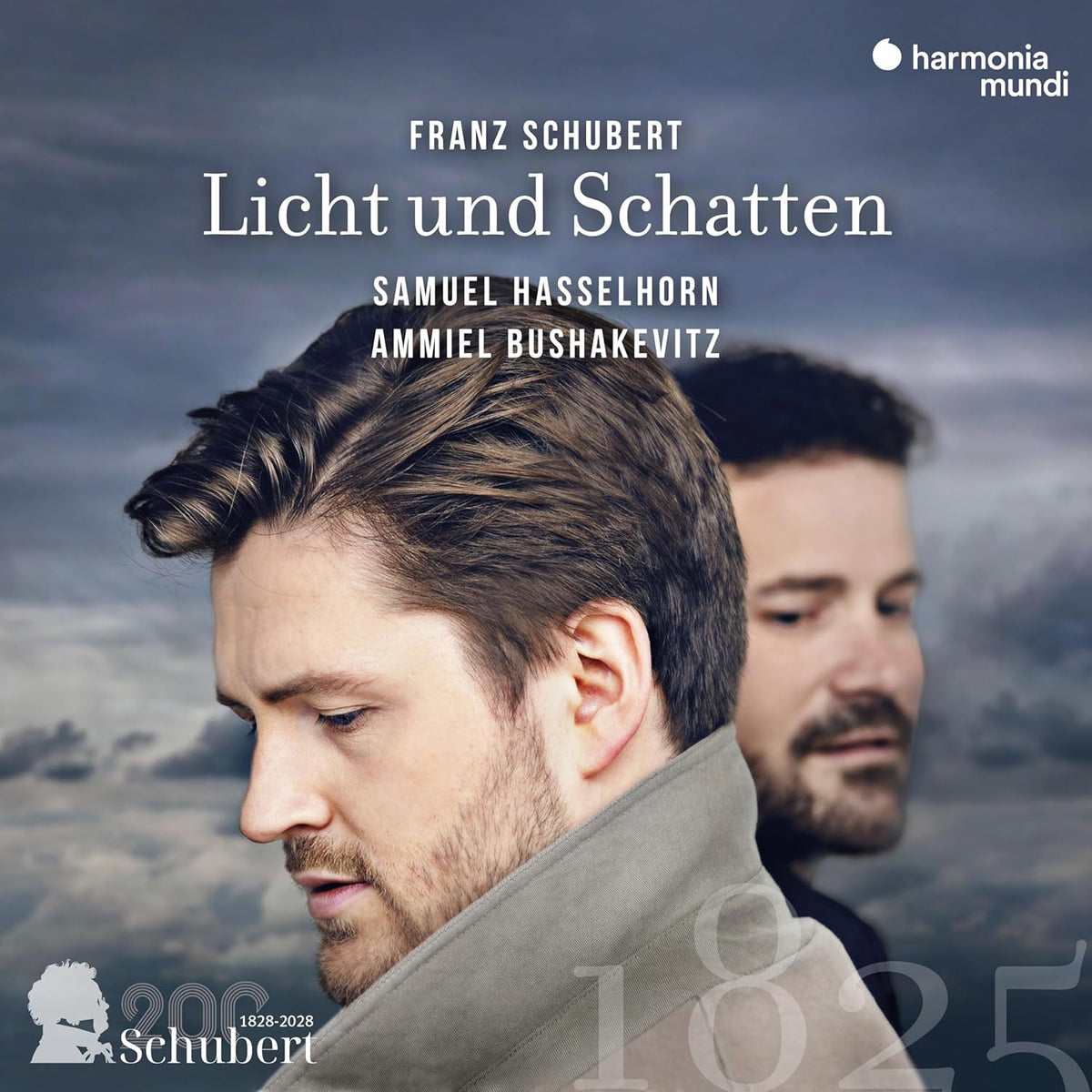 CD cover featuring portraits of Samuel Hasselhorn and Ammiel Bushakevitz.