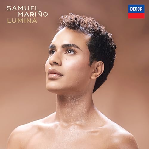 CD cover featuring a portrait of Samuel Mariño against a brown background.