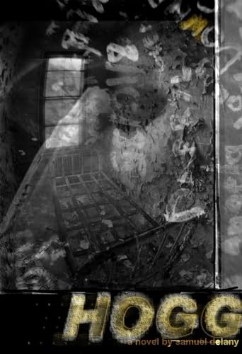 Book cover for "Hogg" with distressed imagery of a room and window.