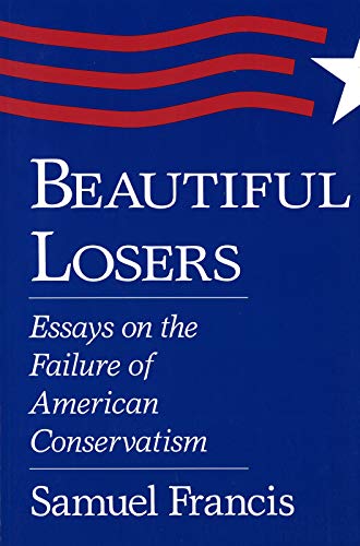 Book cover: "Beautiful Losers" by Samuel Francis, with red and blue stripes.