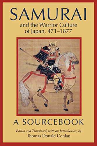 Book cover: Samurai warrior on horseback, historical Japanese culture study.