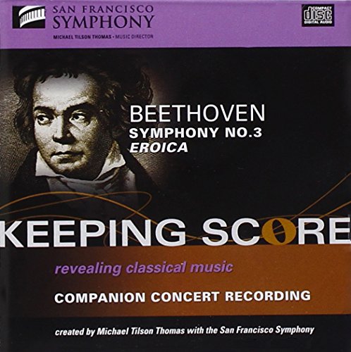 CD cover for San Francisco Symphony’s Beethoven’s Eroica with portrait.