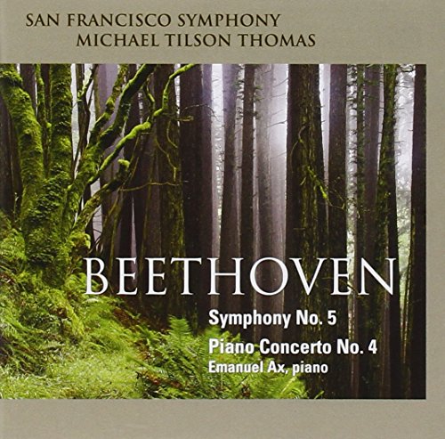 Cover of "San Francisco Symphony - Beethoven" CD with forest scene and text details.