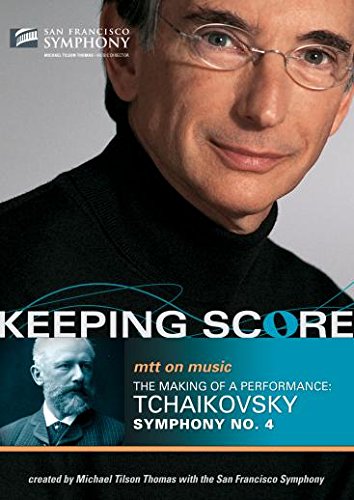 DVD cover featuring a man in black, smiling, with text "Keeping Score" and "mtt on music".