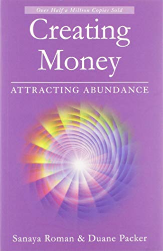Purple book cover with “Creating Money” title and swirling colorful design.