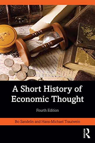 Book cover: “A Short History of Economic Thought,” fourth edition.