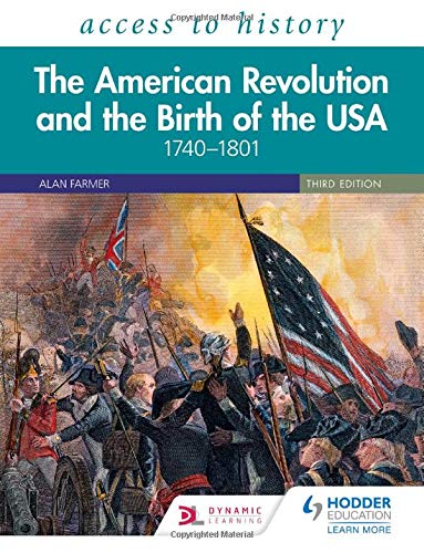 Book cover depicting a Revolutionary War battle scene, titled “The American Revolution.”