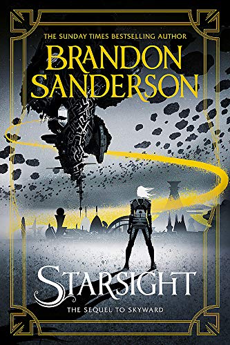Book cover: woman stands before a futuristic city in a debris field.