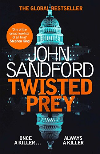 Book cover for “Twisted Prey” featuring the US Capitol building.