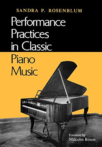 Book cover featuring a black and white grand piano against a yellow background.