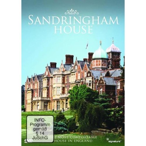 Sandringham House DVD cover featuring a large, ornate brick and stone building.