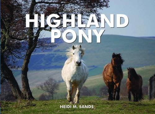 Book cover featuring three Highland ponies in a grassy landscape.