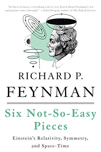 Book cover featuring physicist Richard Feynman with orbital diagrams.