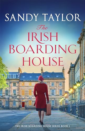 Book cover featuring a woman with a suitcase before a large building.