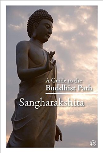 Book cover featuring a Buddha statue against a cloudy sky with title and author text.