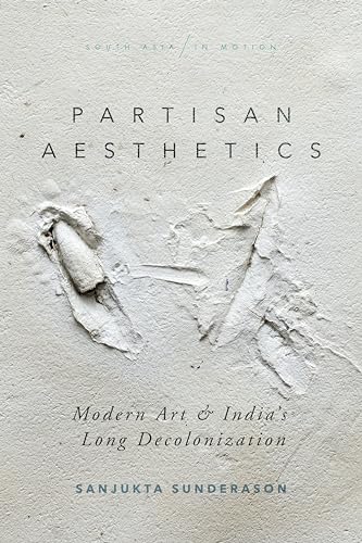 Book cover: "Partisan Aesthetics" with textured white and gray design.