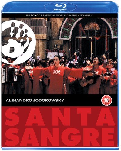Blue-ray case with a red-robed figure standing in front of a crowd.