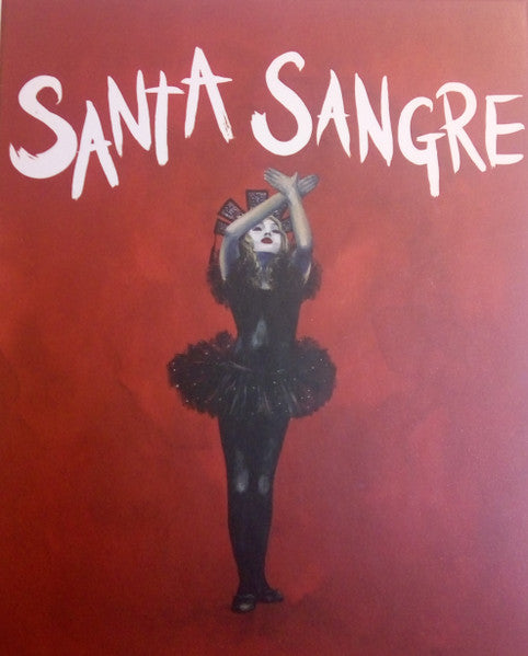 “Santa Sangre” Blu-ray cover: a young performer in a dark tutu.