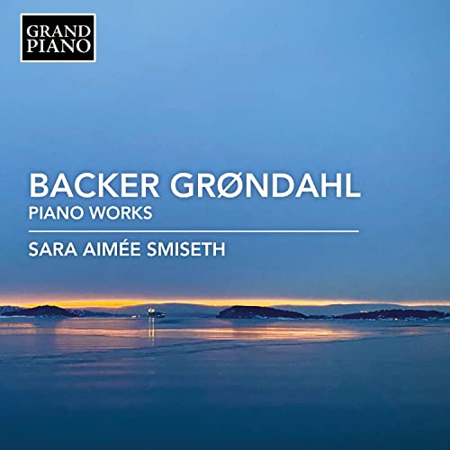 CD cover for Agathe Backer Grøndahl piano works by Sara Aimee Smiseth.
