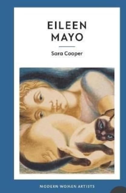 Book cover featuring a painting of a woman with a Siamese cat.