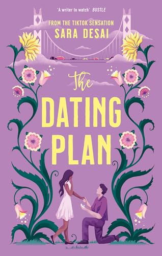 Book cover: couple, flowers, and Golden Gate Bridge illustration.