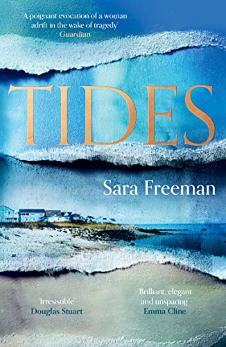 Book cover for “Tides” by Sara Freeman, featuring a coastal scene.