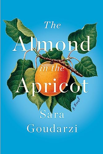 Book cover: apricot with leaves, title “The Almond in the Apricot.”