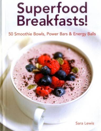 Cookbook cover featuring a pink smoothie bowl with berries and seeds.