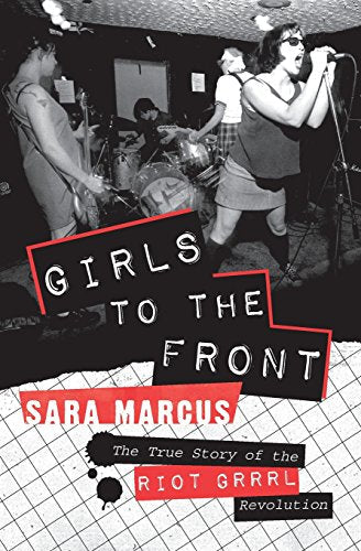 Book cover featuring a black and white photo of a female punk band performing.