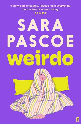 Book cover: “Weirdo” by Sara Pascoe, featuring a person under a blanket.