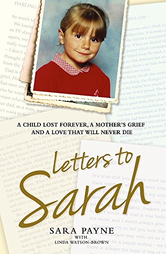 Book cover featuring a vintage photograph of a young girl, “Letters to Sarah.”