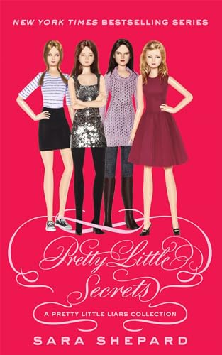 Book cover featuring four doll-like figures against a bright pink background.