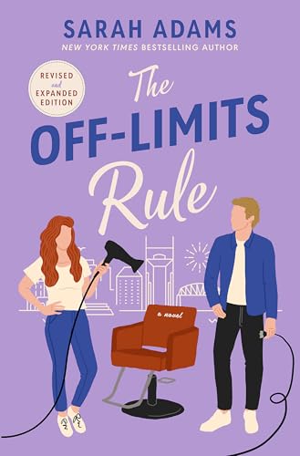 Book cover: “The Off-Limits Rule” with illustrated couple and city skyline.