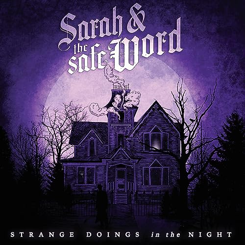 CD cover: haunted house silhouetted against a full purple moon.