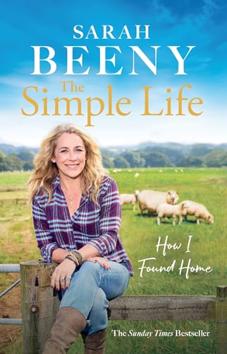 Book cover featuring Sarah Beeny in a field with sheep.