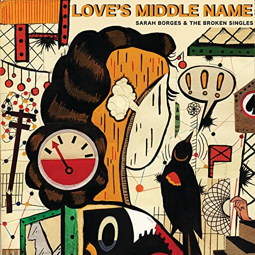 Album cover art featuring a stylized illustration of a woman with a gauge.