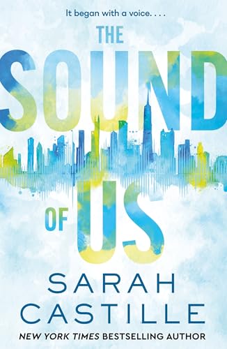 Book cover: “The Sound of Us” with a city skyline and sound waves.