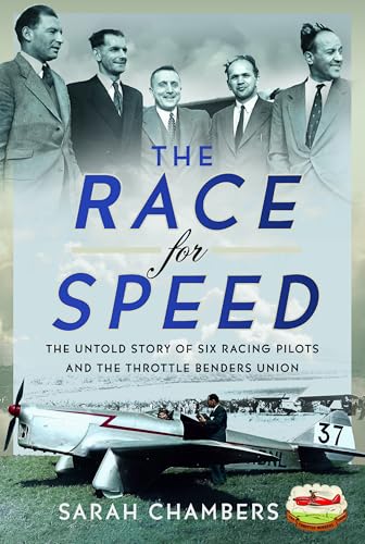 Book cover featuring portraits of men and a vintage racing airplane.