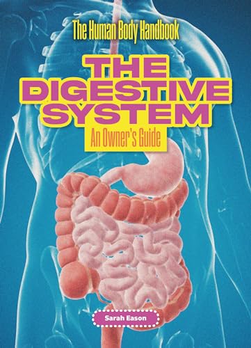 Book cover showing human digestive system illustration with title and author.