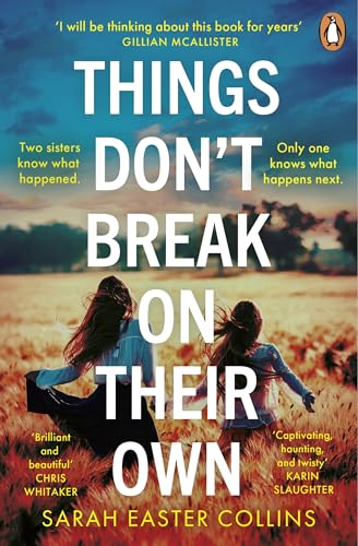Book cover with two women running through a golden wheat field.