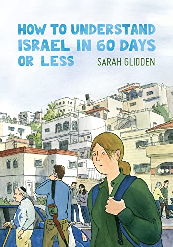 Book cover with illustrated cityscape and people, titled “How to Understand Israel.”