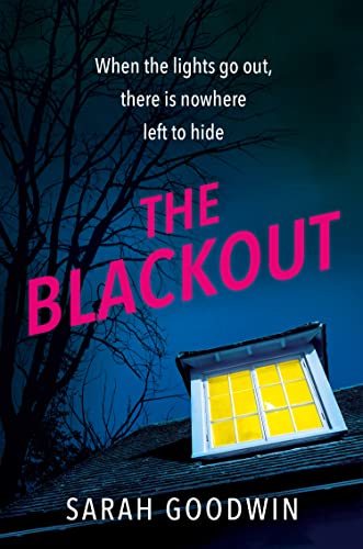 Book cover for “The Blackout” with a dark, shadowy, and illuminated streetlight.