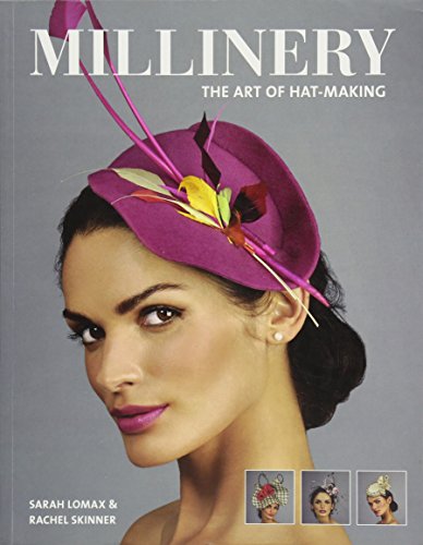 Book cover featuring a woman modeling a purple feathered hat.