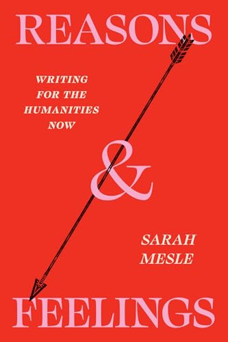 Book cover: red background, pink text, and a black arrow graphic.