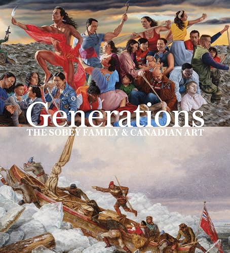 Book cover featuring diverse people and historical maritime painting.