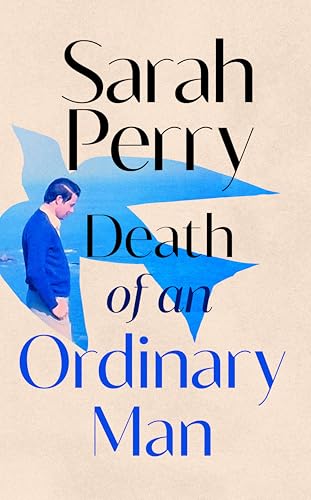 Book cover featuring a man in a blue sweater against a blue bird silhouette.