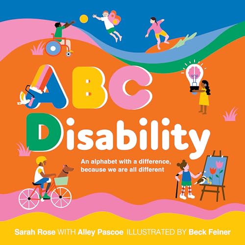 Book cover with colorful illustrations of children with disabilities.