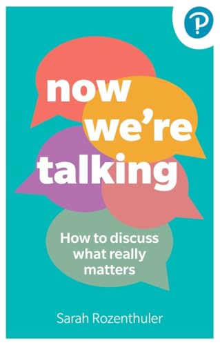 Book cover with overlapping speech bubbles and title "Now We're Talking.